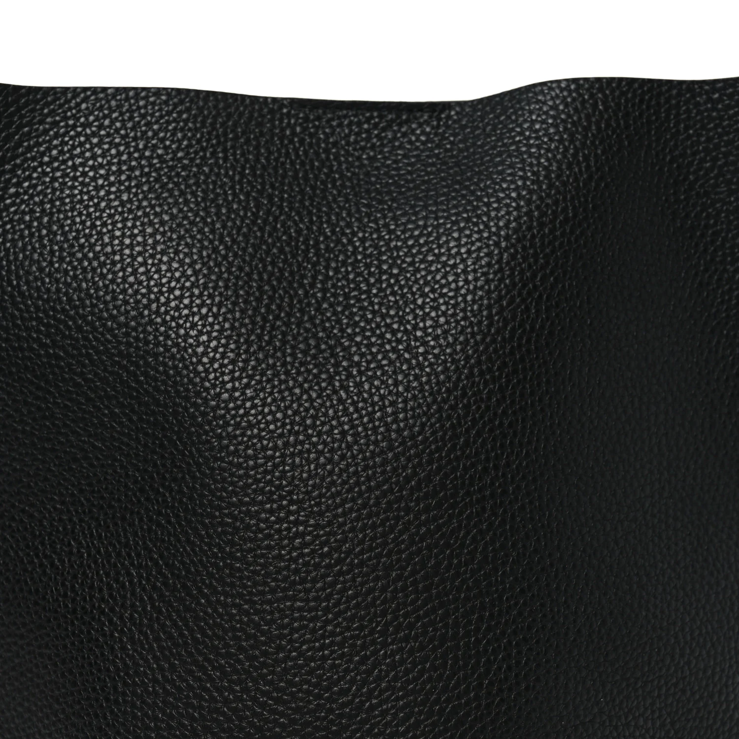 Pebbled Calfskin Small Everyday Cabas Black - Image 7