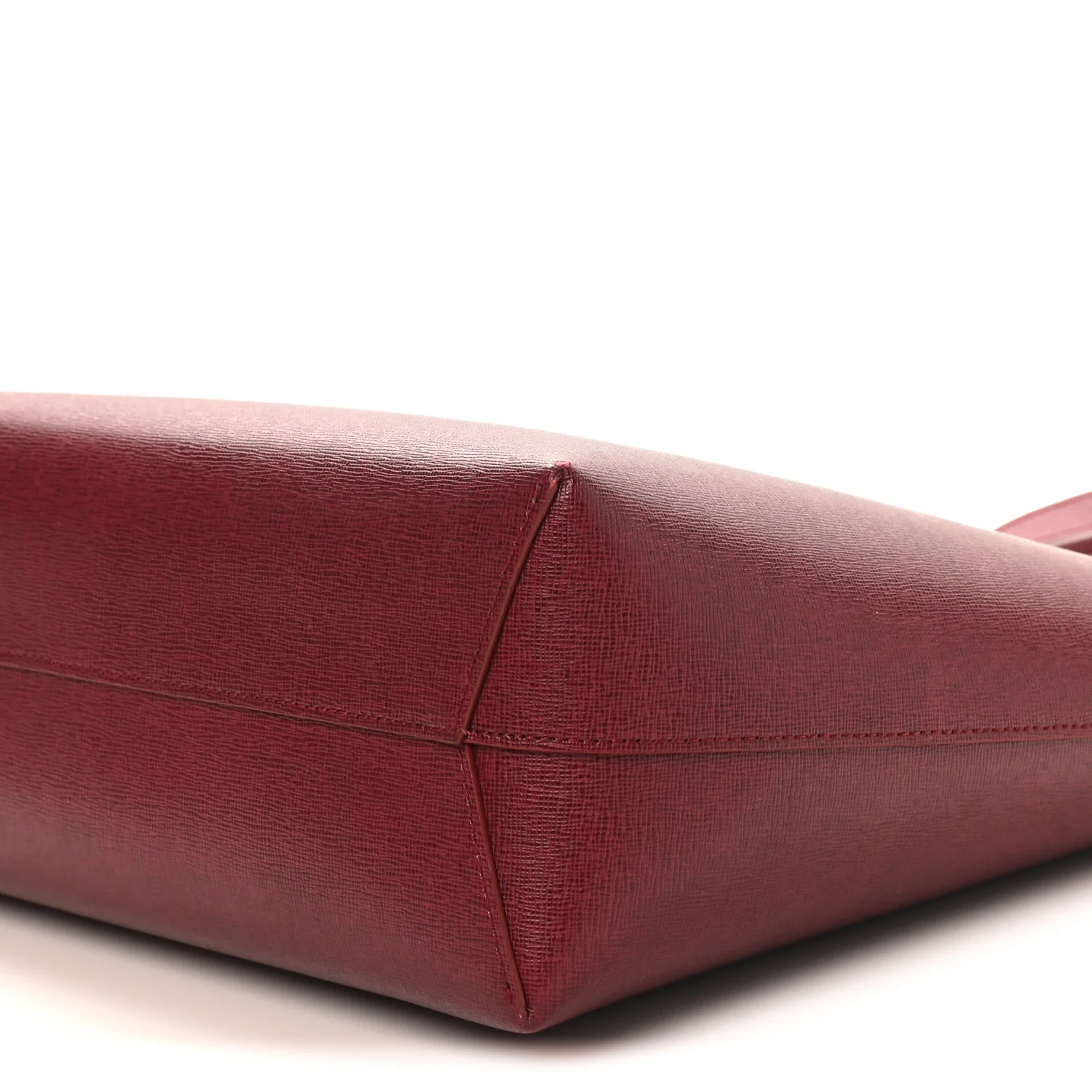 Saffiano Small Shopping Tote Claret - Image 9