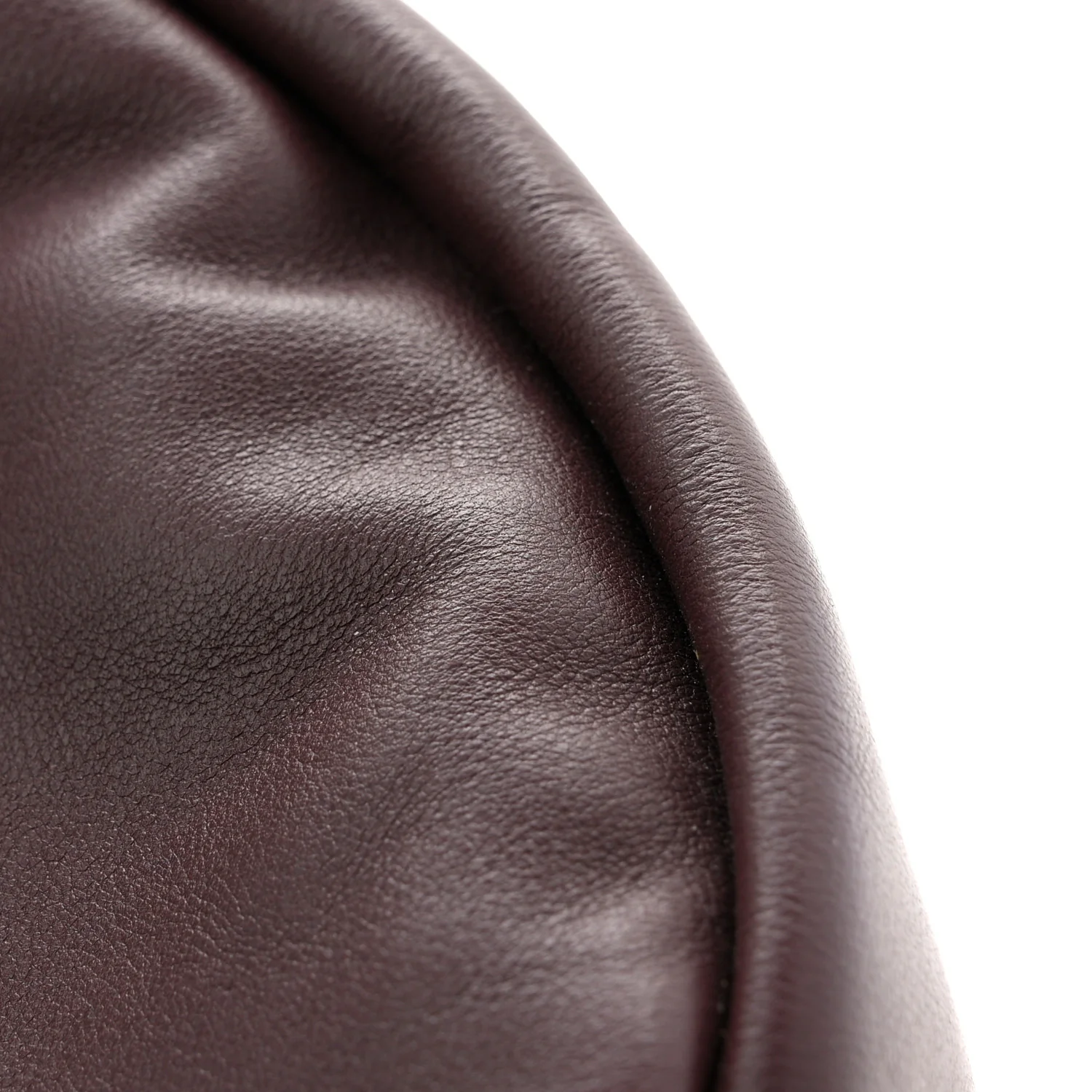 Soft Calfskin Moon Sling Bag Plum - Image 10