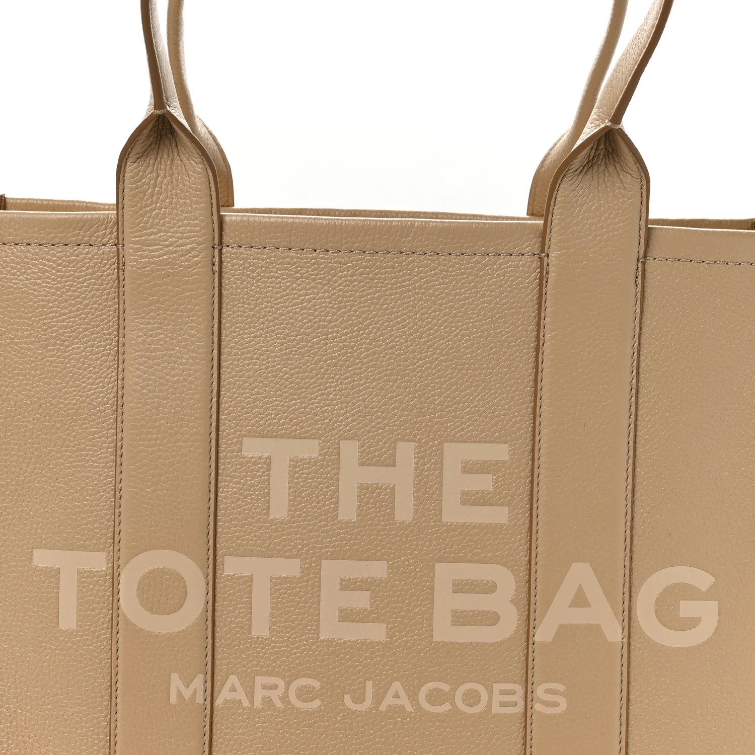 Grained Calfskin Large The Tote Bag Camel - Image 10