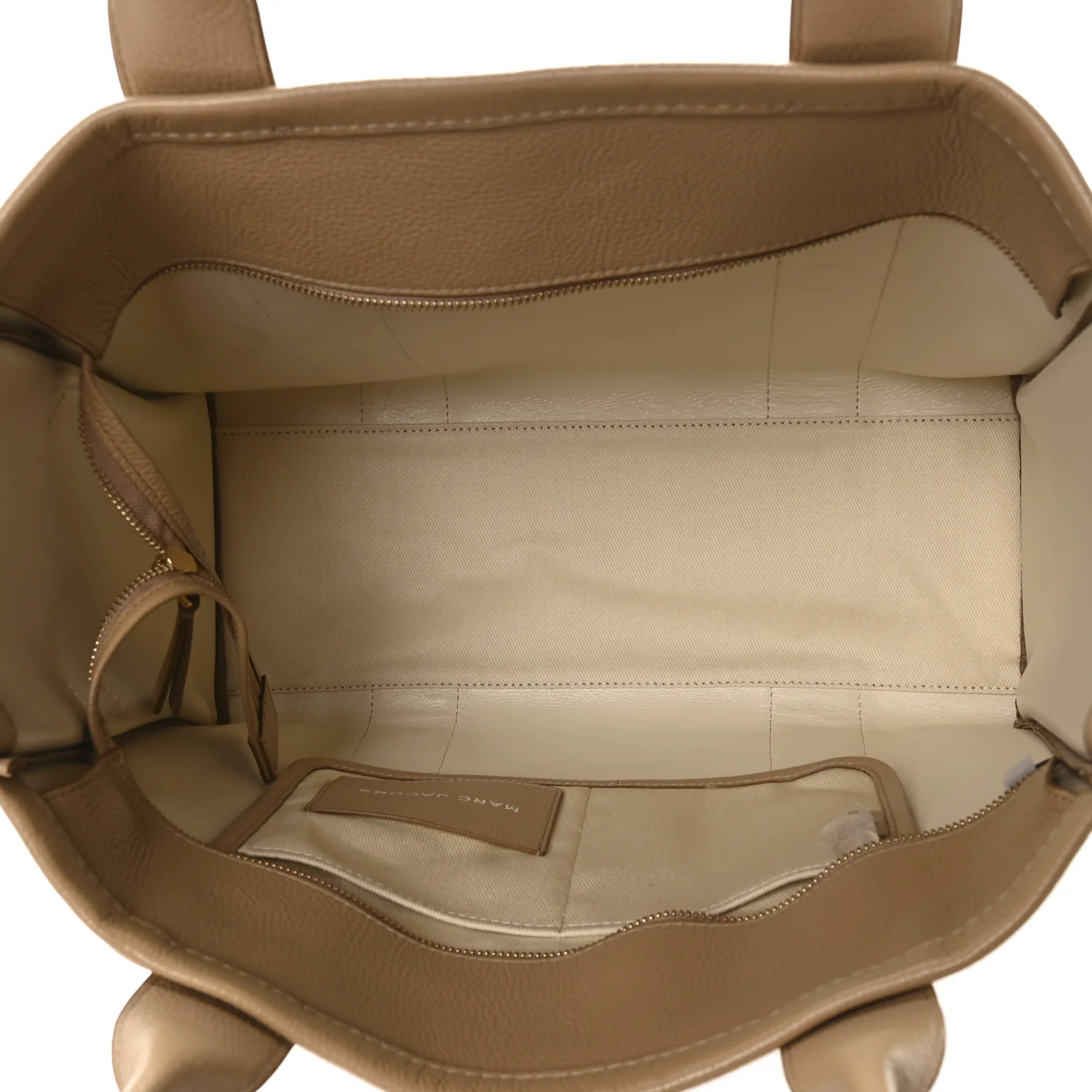 Grained Calfskin Large The Tote Bag Camel - Image 5