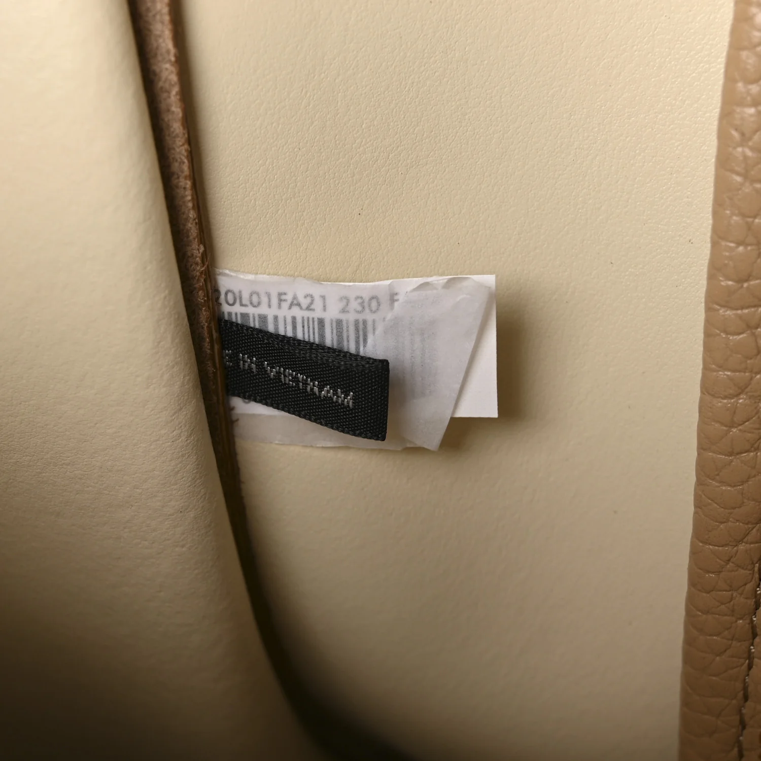 Grained Calfskin Large The Tote Bag Camel - Image 7