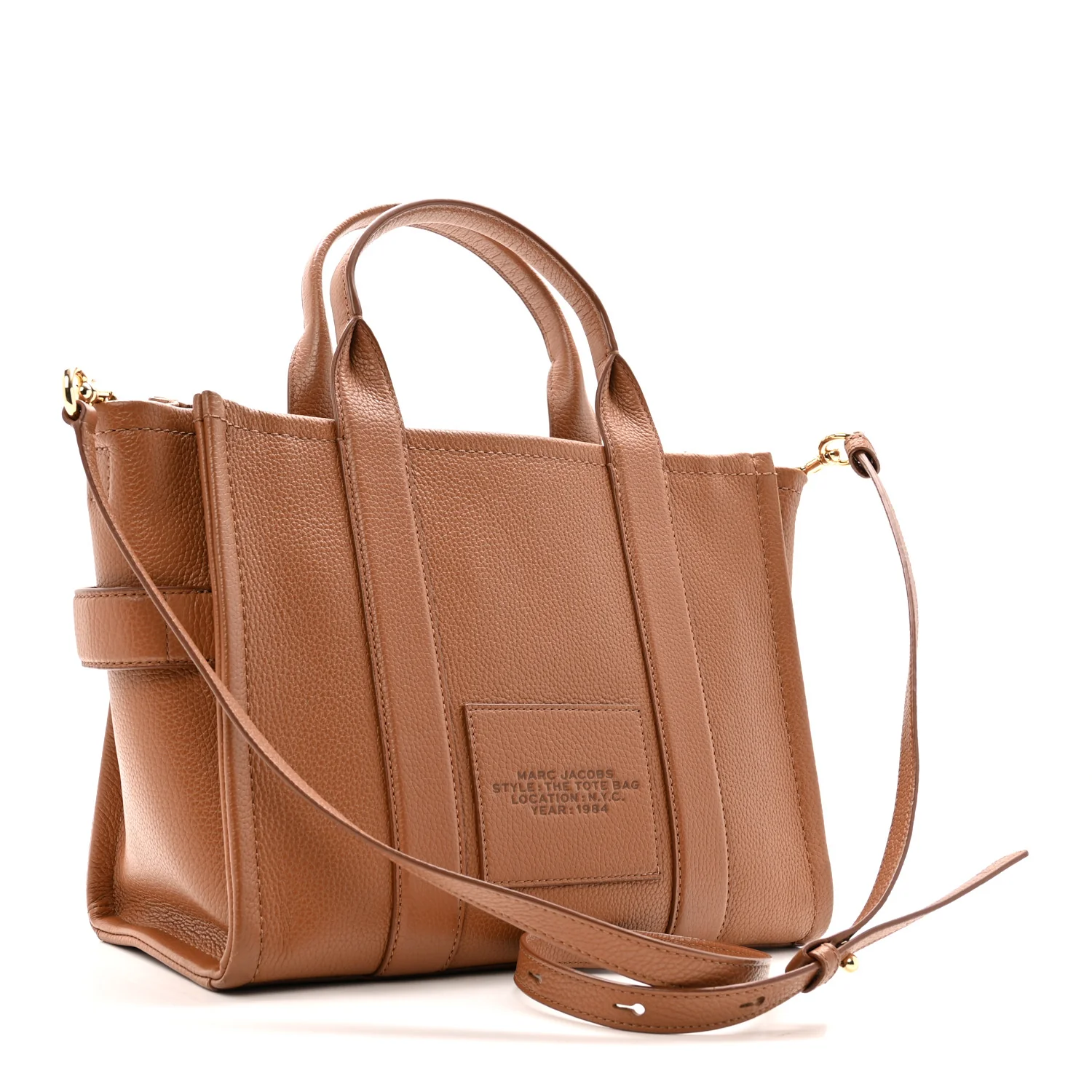 Grained Calfskin Medium The Tote Bag Argan Oil - Image 3