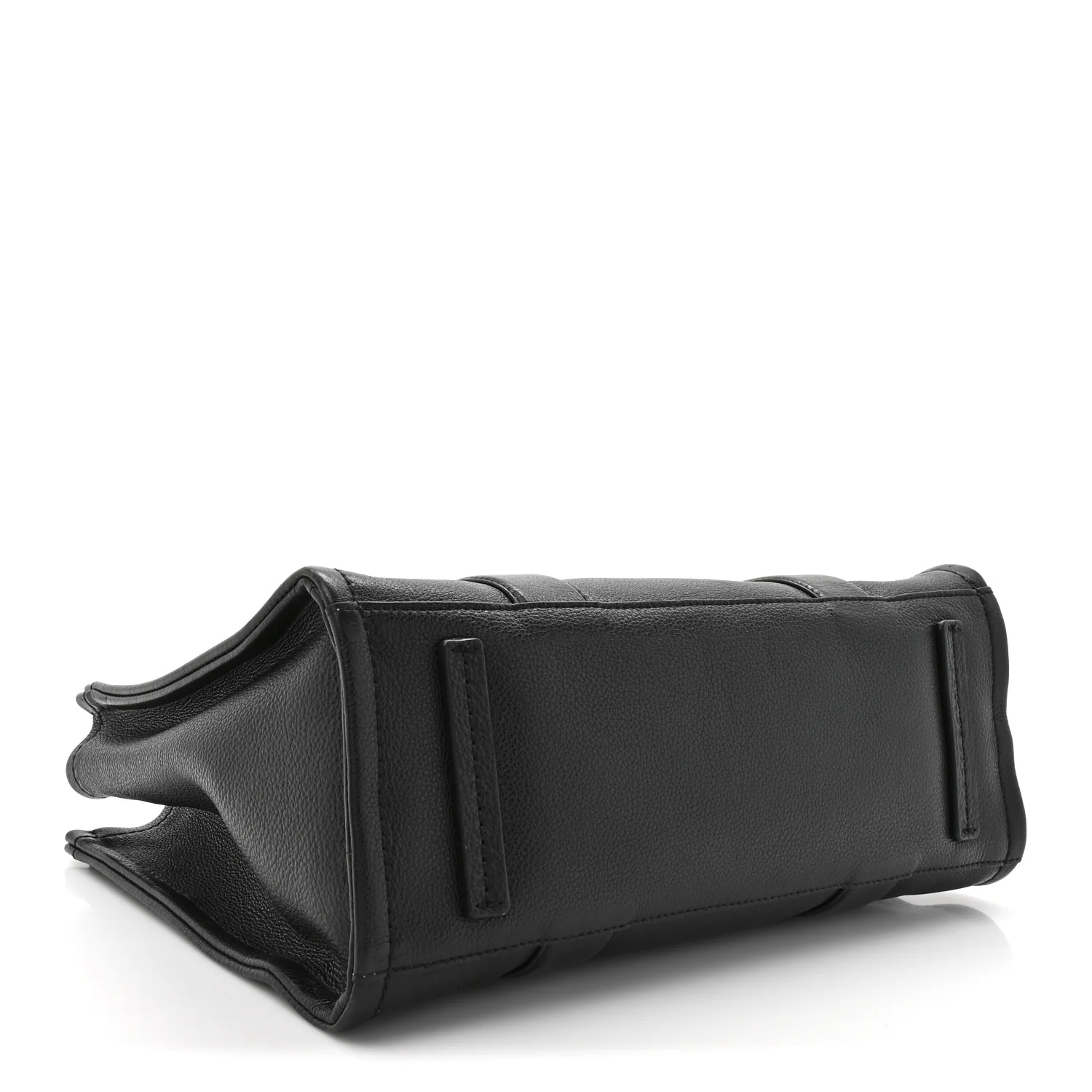 Grained Calfskin Medium The Tote Bag Black - Image 4