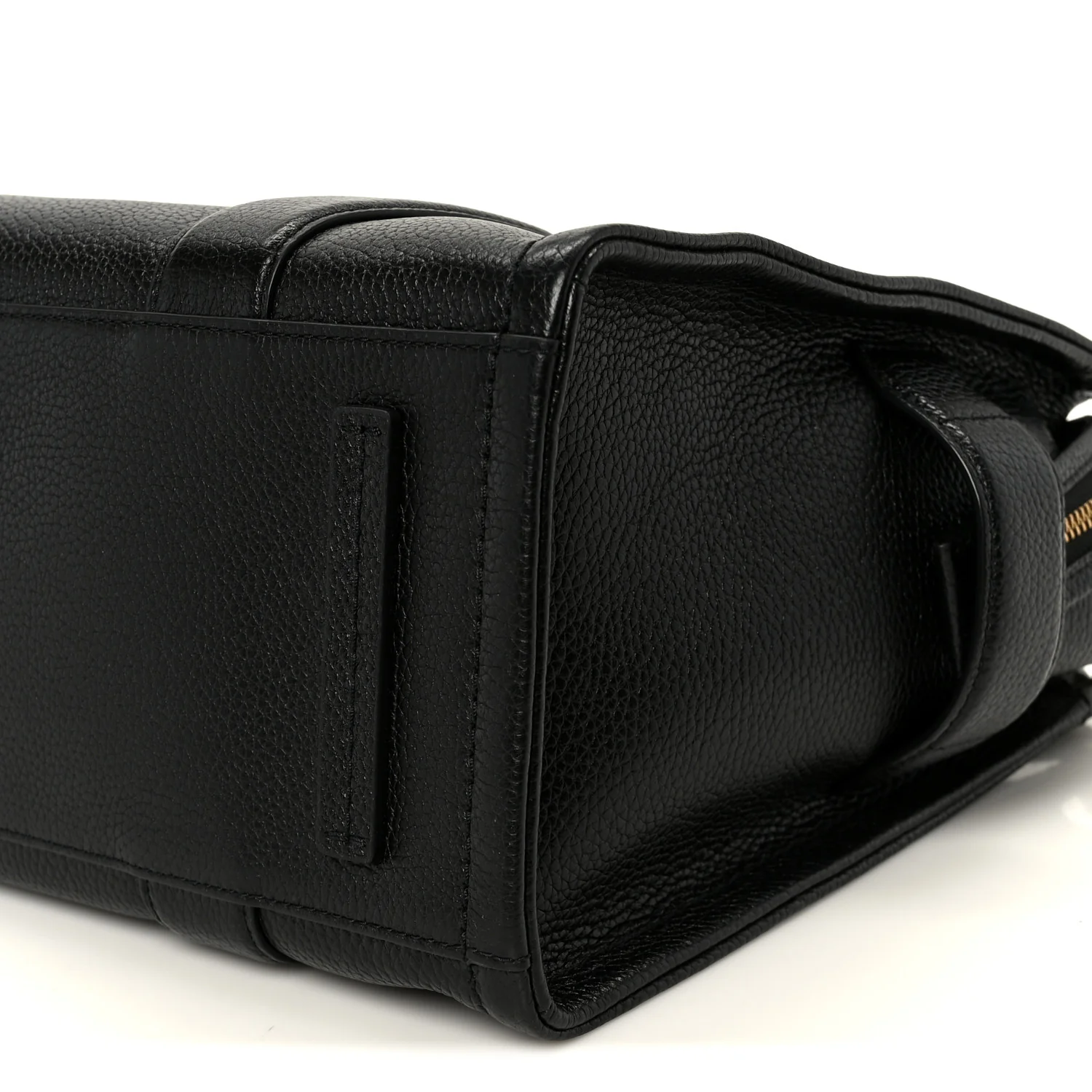 Grained Calfskin Medium The Tote Bag Black - Image 10