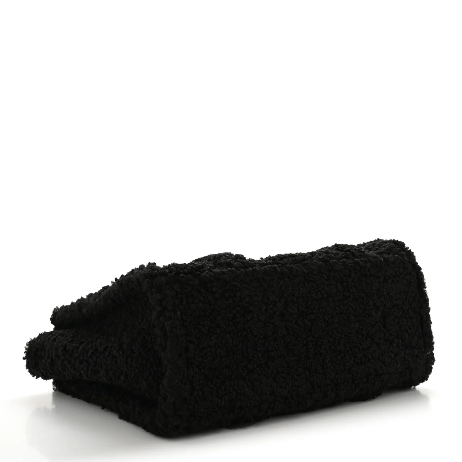 Polyester Cotton Medium The Teddy Traveler Tote Bag Black - Image 4