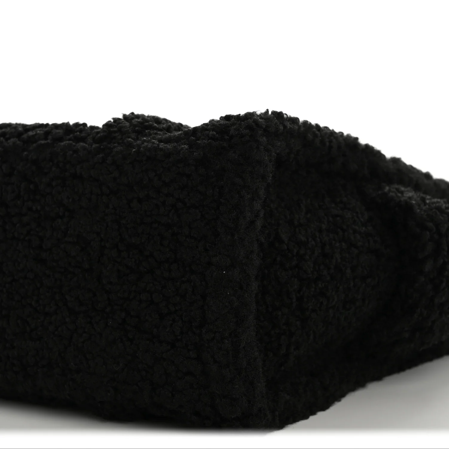 Polyester Cotton Medium The Teddy Traveler Tote Bag Black - Image 9