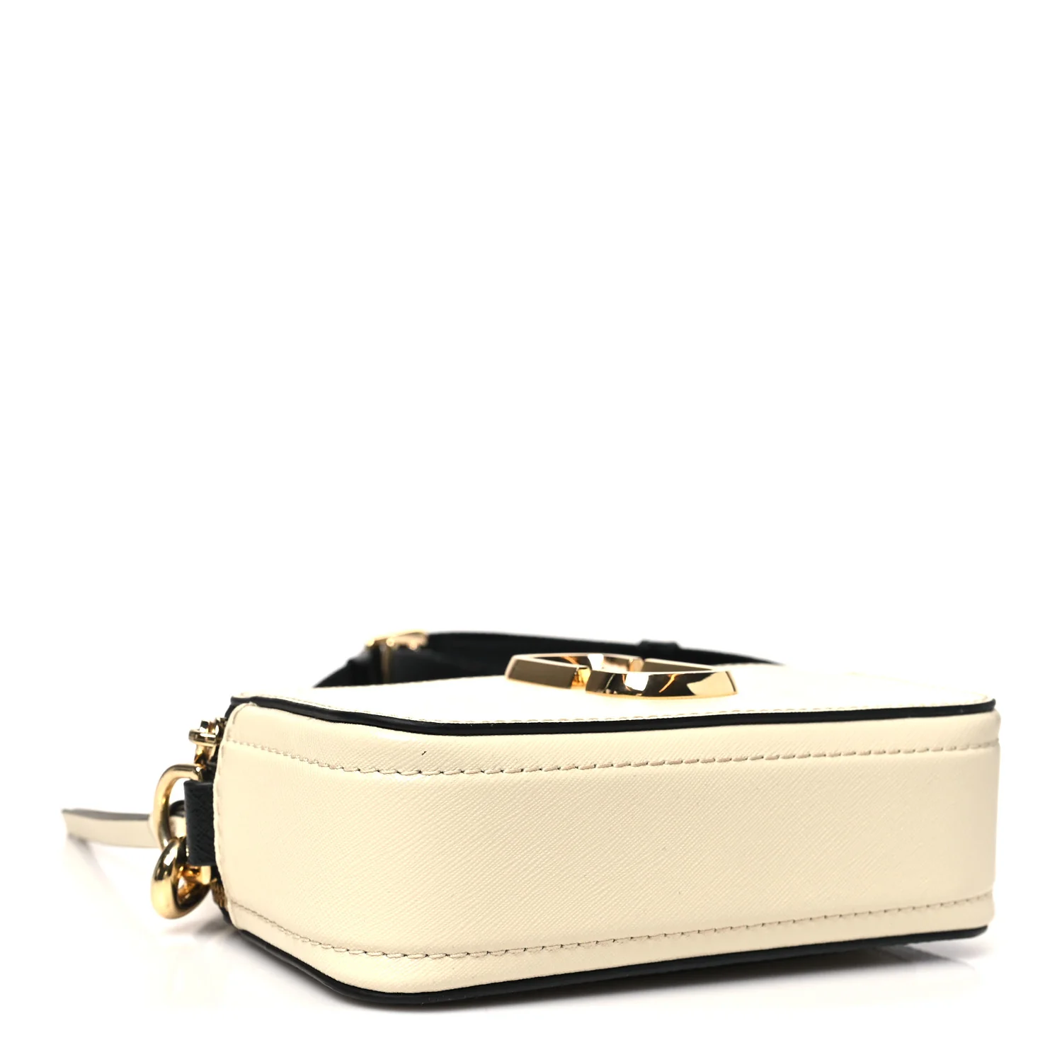 Saffiano Small Snapshot Camera Bag Cloud White Multicolor - Image 4