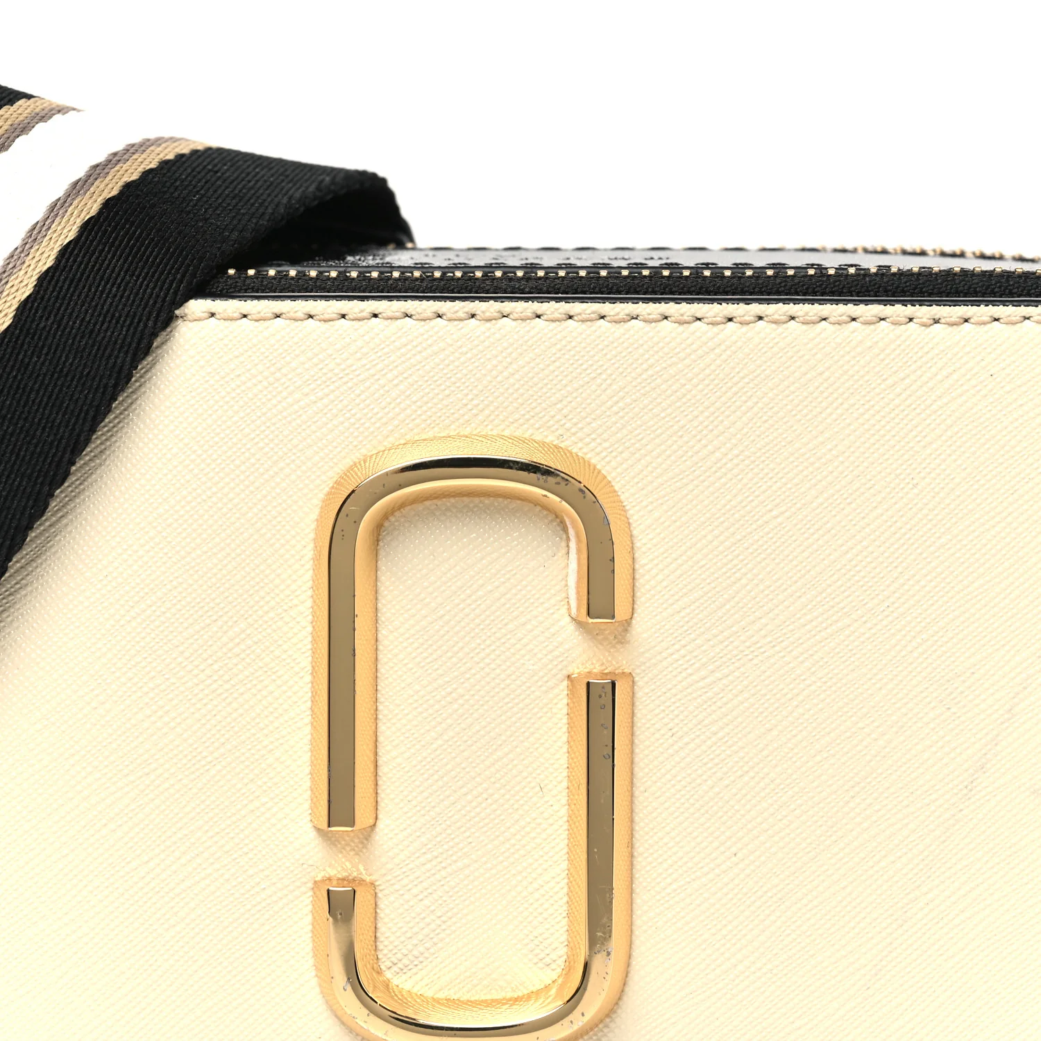 Saffiano Small Snapshot Camera Bag Cloud White Multicolor - Image 9