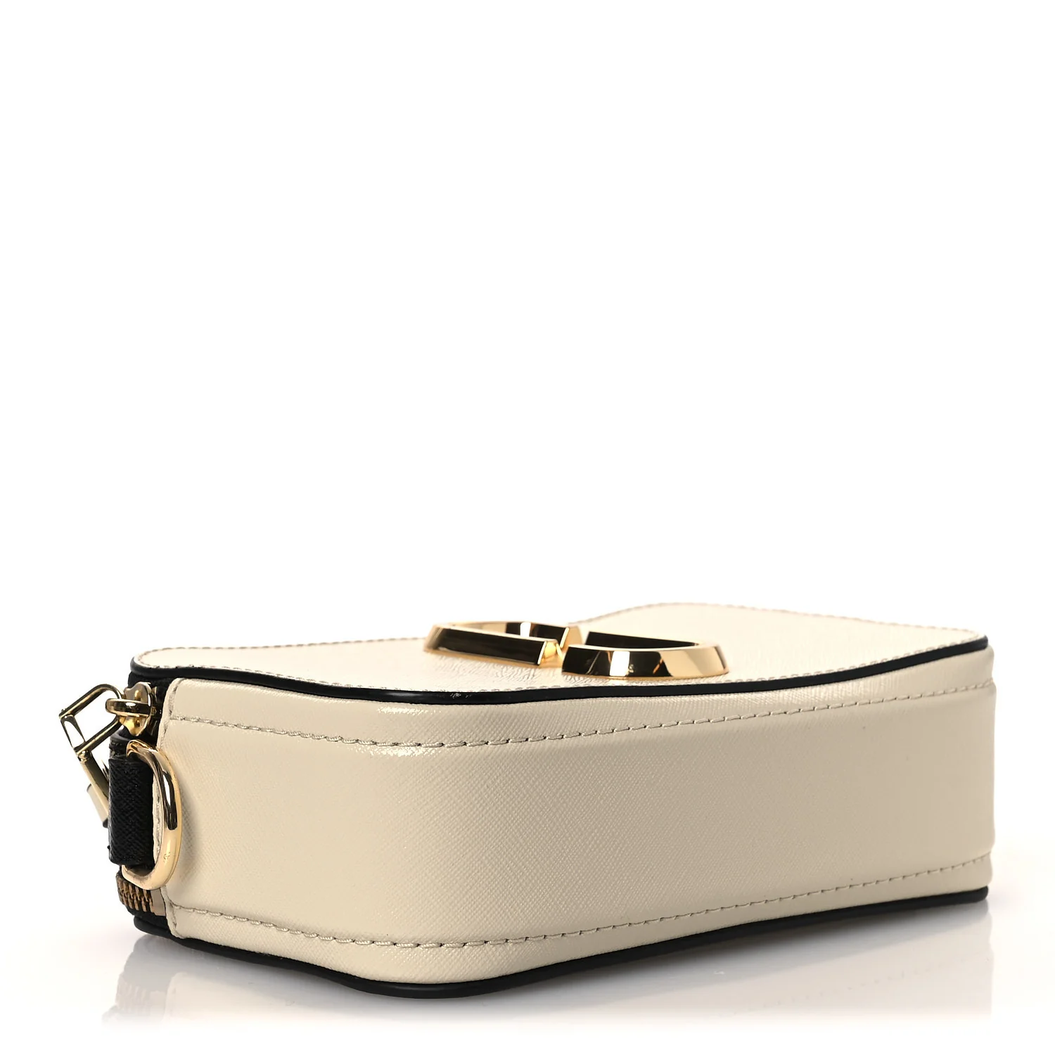 Saffiano Small Snapshot Camera Bag Cloud White Multicolor - Image 4