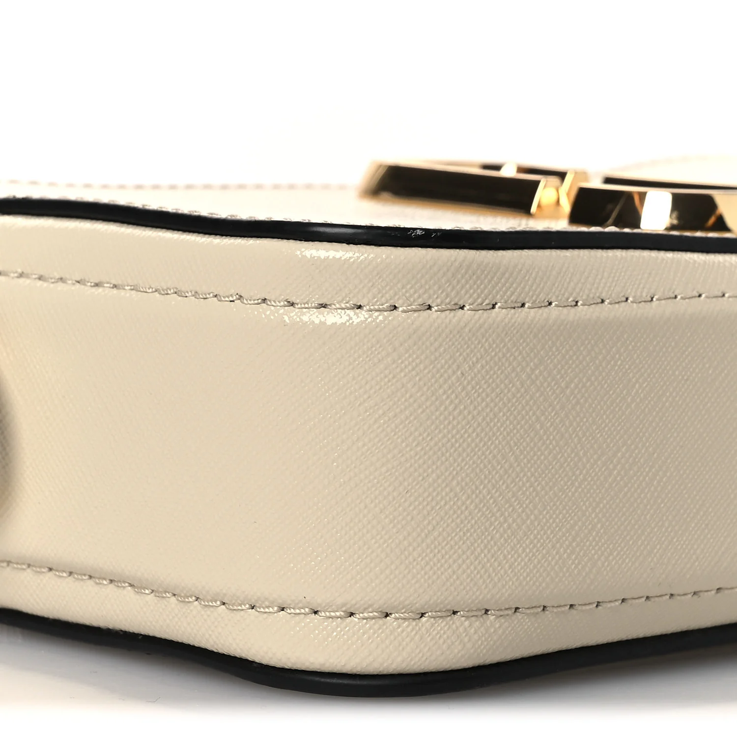 Saffiano Small Snapshot Camera Bag Cloud White Multicolor - Image 9