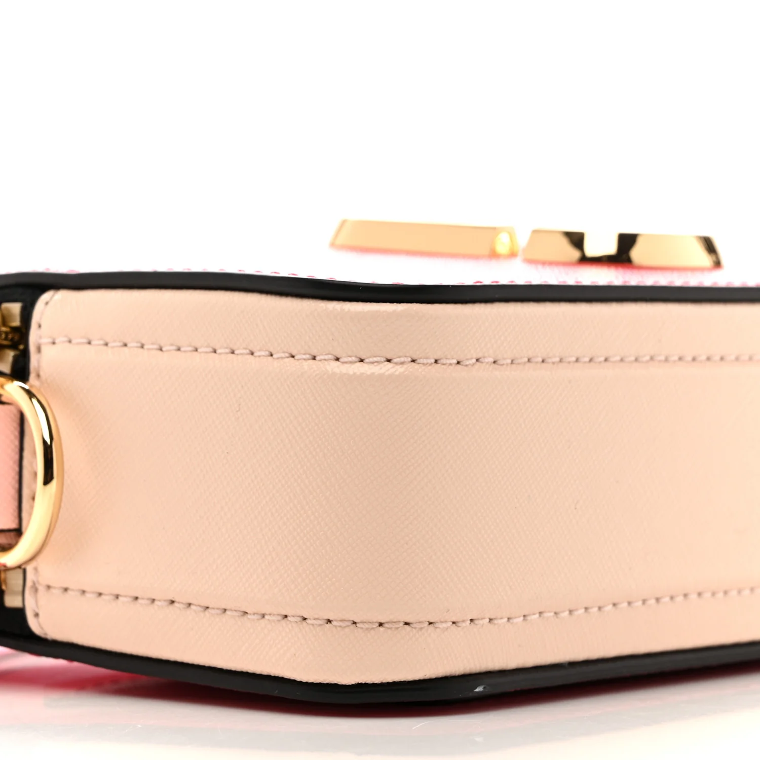 Saffiano Small Snapshot Camera Bag Pink Multicolor - Image 11