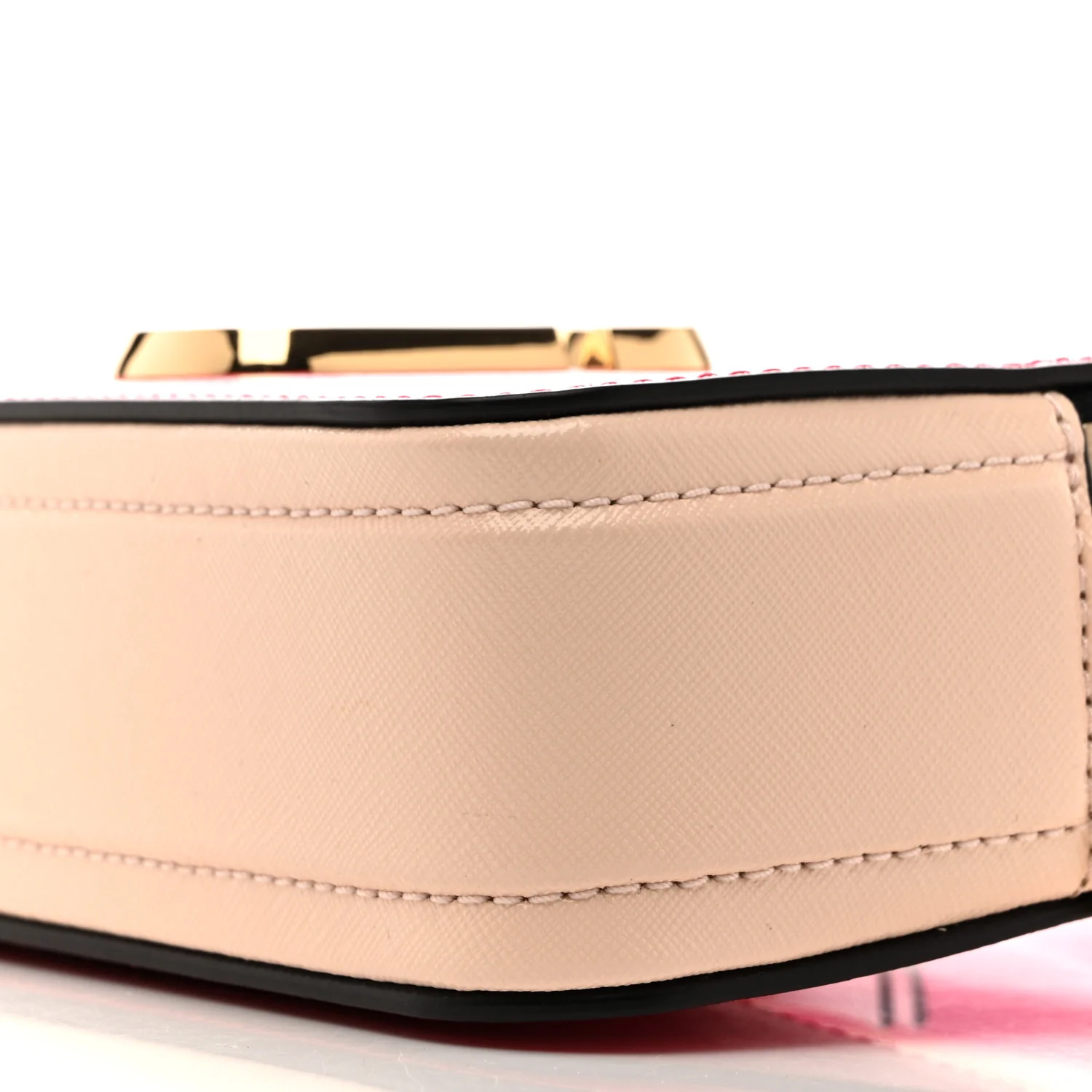 Saffiano Small Snapshot Camera Bag Pink Multicolor - Image 12