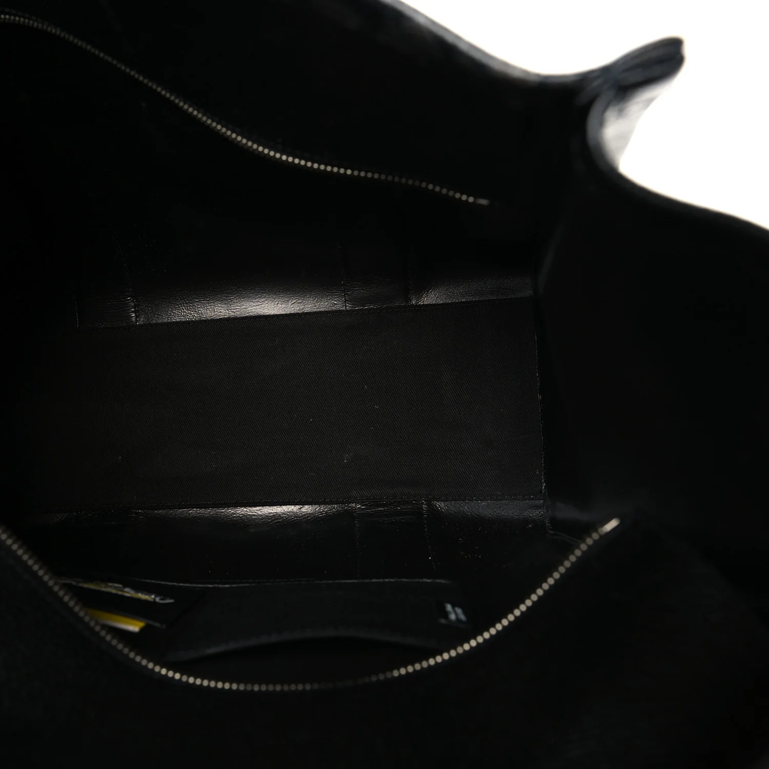 X FUTURA Grained Calfskin Large The Tote Bag Black - Image 5