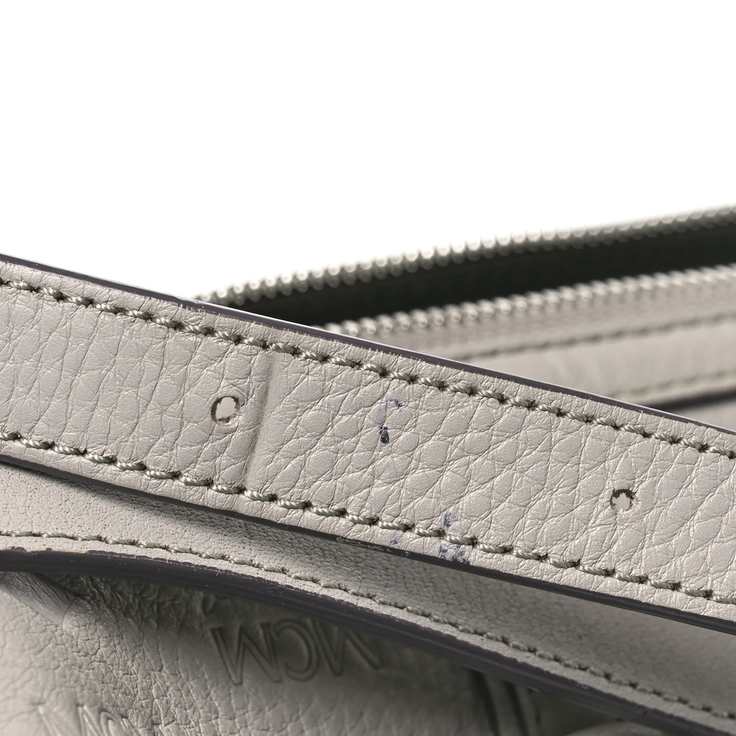 Calfskin Ottomar Monogram Boston Bag Dove - Image 11