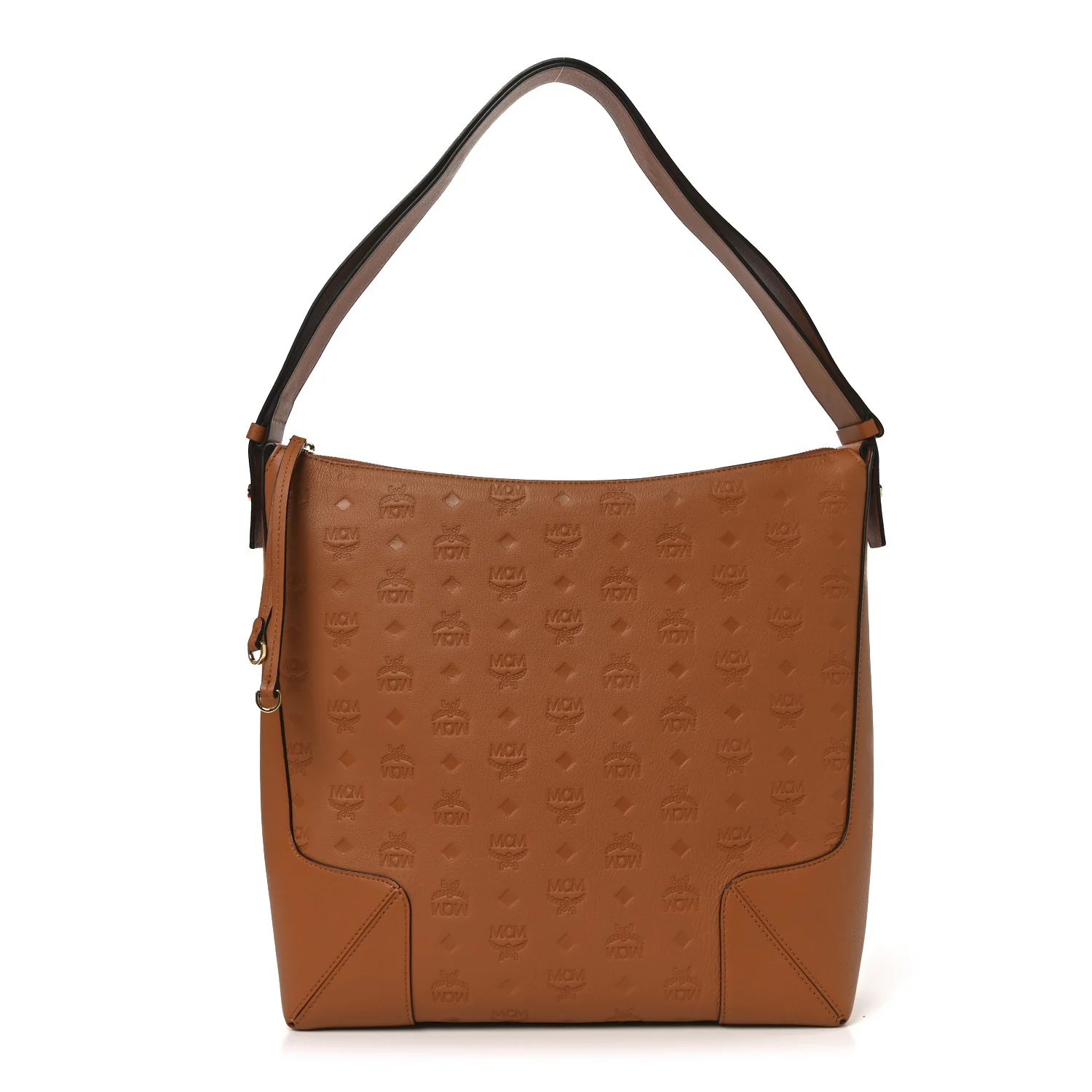 Calfskin Ottomar Monogram Large Klara Hobo Cognac