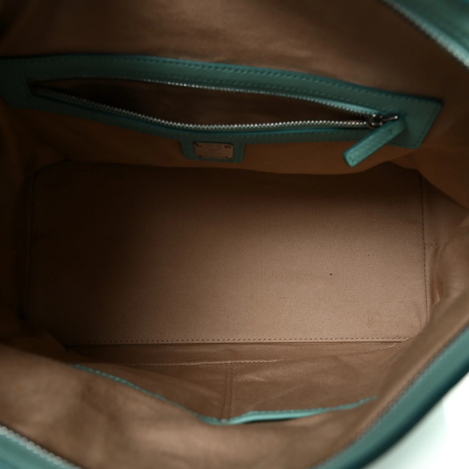 Calfskin Ottomar Monogram Medium Klara Hobo Pool Blue - Image 5
