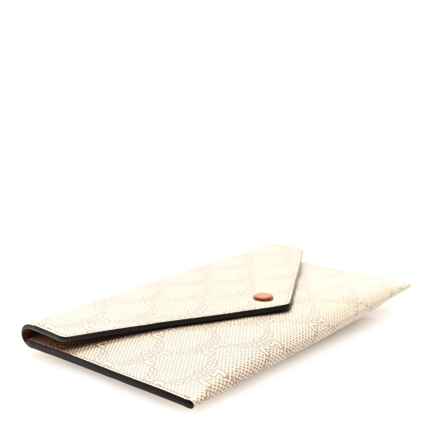 Lauretos Nappa Himmel Continental Pouch Oatmeal - Image 4