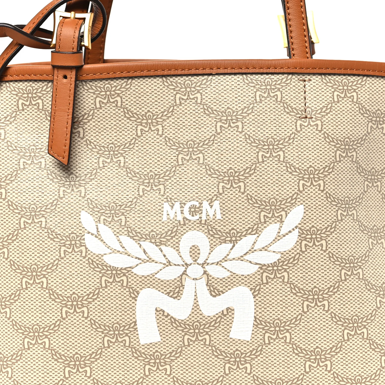Lauretos Nappa Mini Himmel Shopper Tote Oatmeal - Image 7