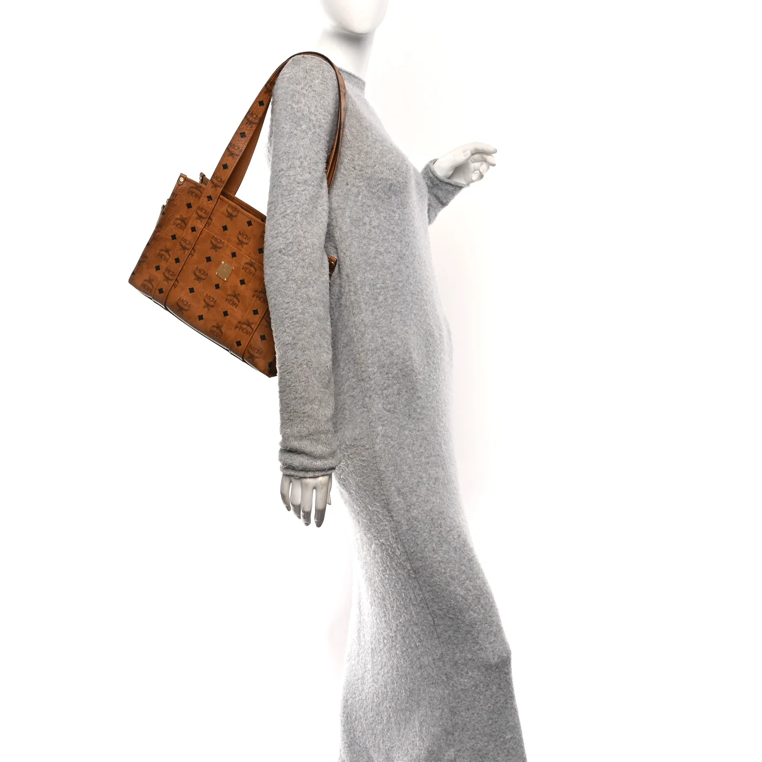 Visetos Aren Small School Bag Tote Cognac - Image 2