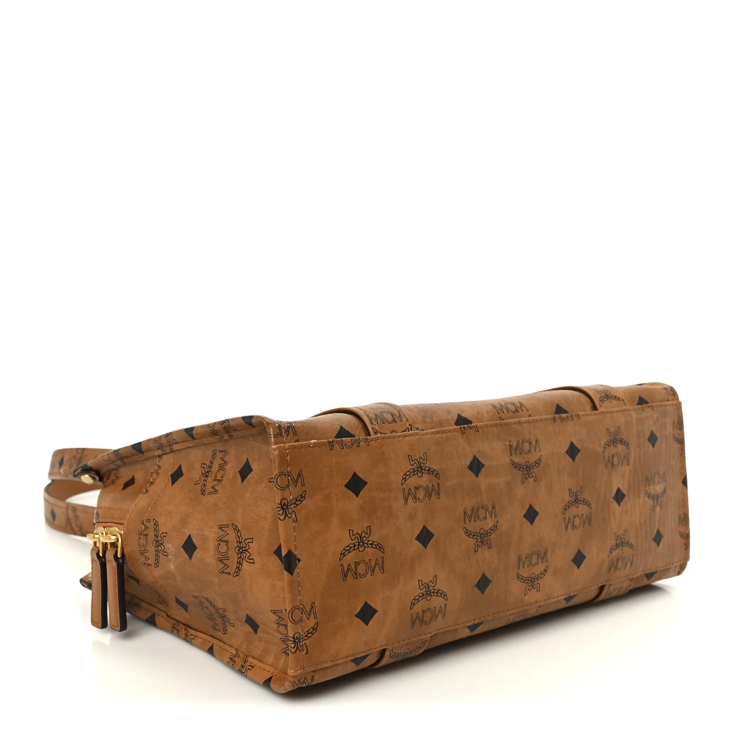 Visetos Aren Small School Bag Tote Cognac - Image 4