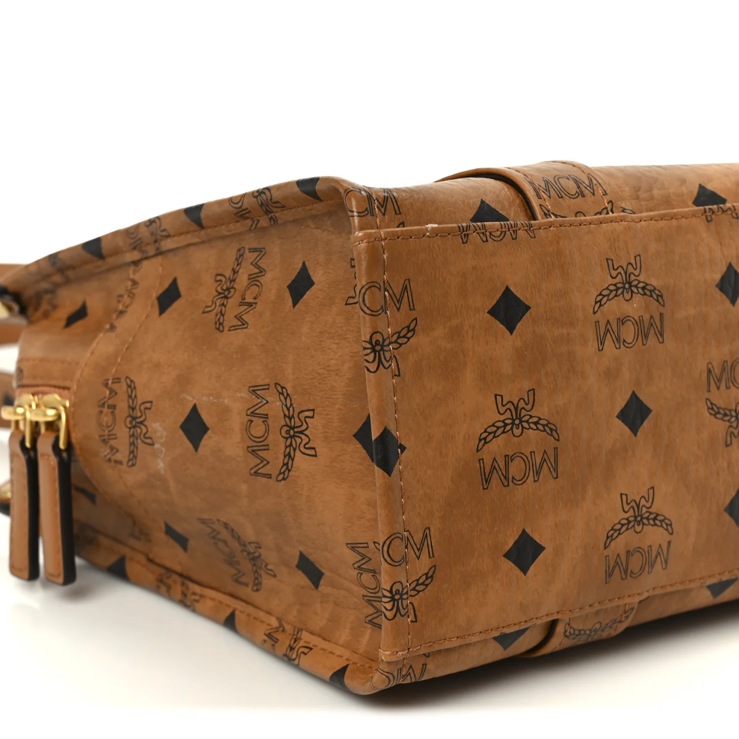 Visetos Aren Small School Bag Tote Cognac - Image 9