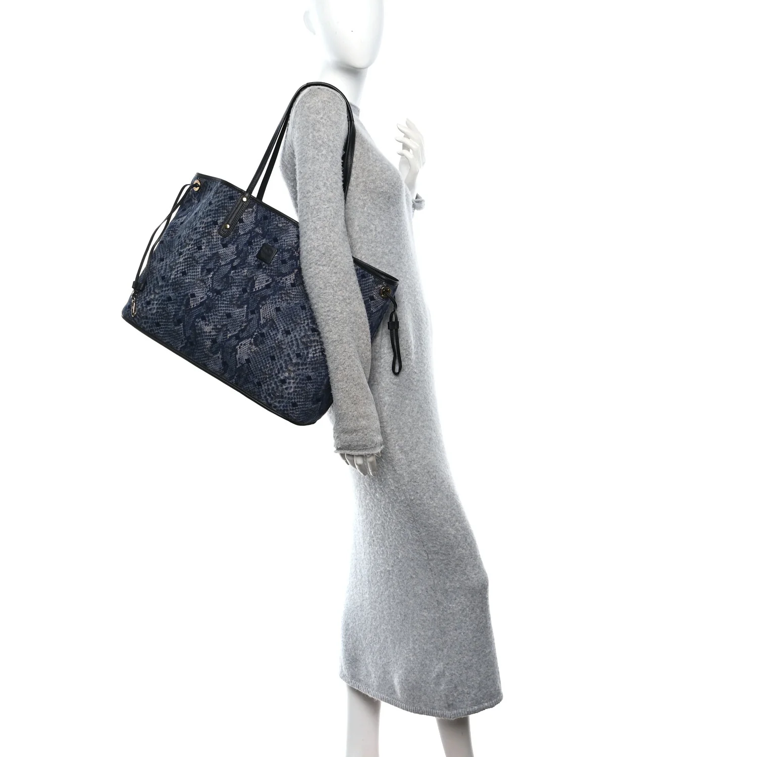 Visetos Large Project Reversible Shopper Tote Black - Image 2