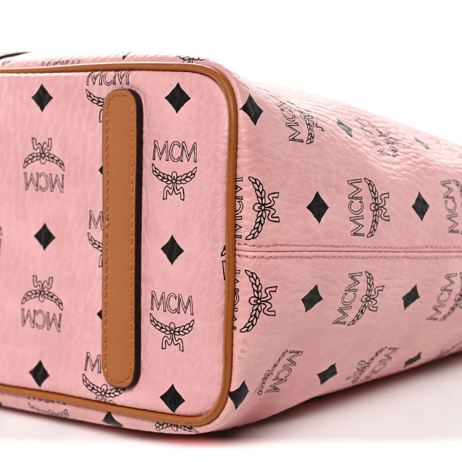 Visetos Medium Anya Zip Top Shopper Tote Soft Pink - Image 10