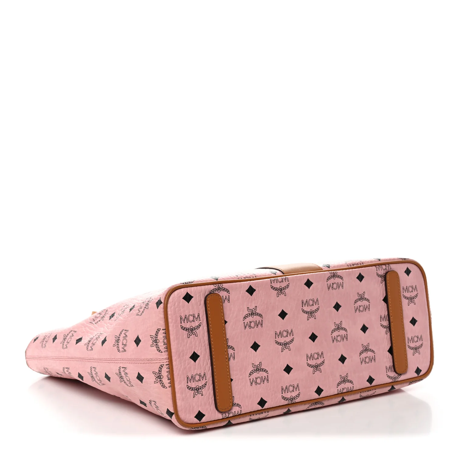 Visetos Medium Anya Zip Top Shopper Tote Soft Pink - Image 4