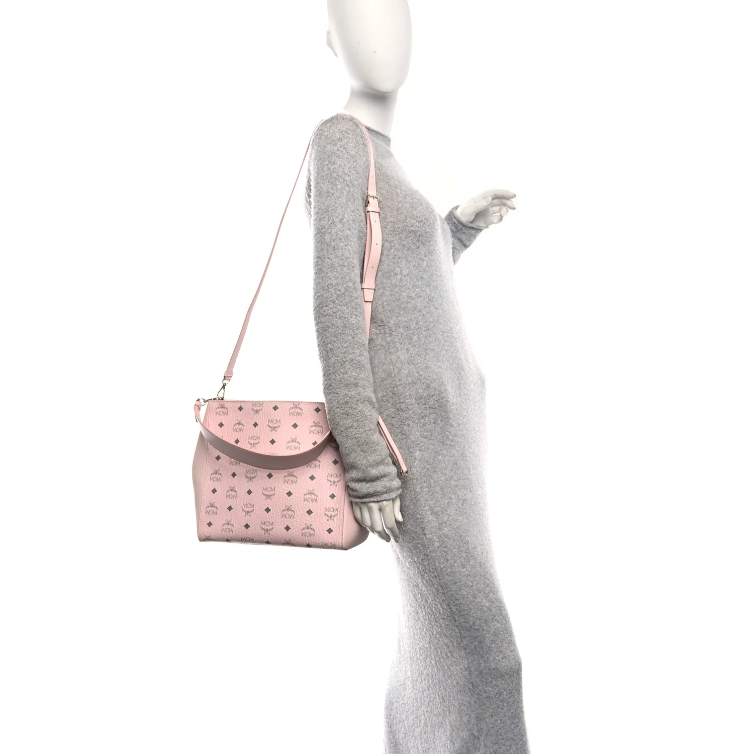 Visetos Medium Aren Hobo Powder Pink - Image 2