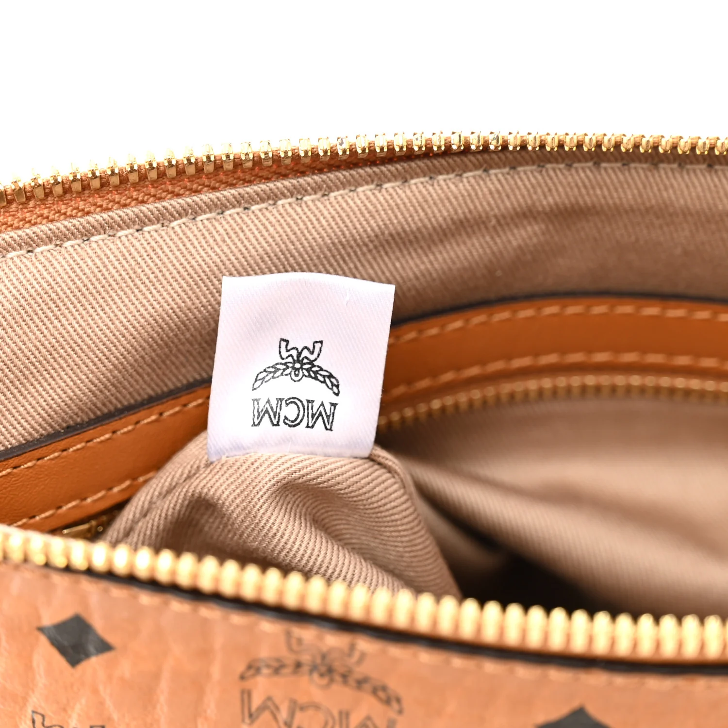 Visetos Medium Crossbody Pouch Cognac - Image 7