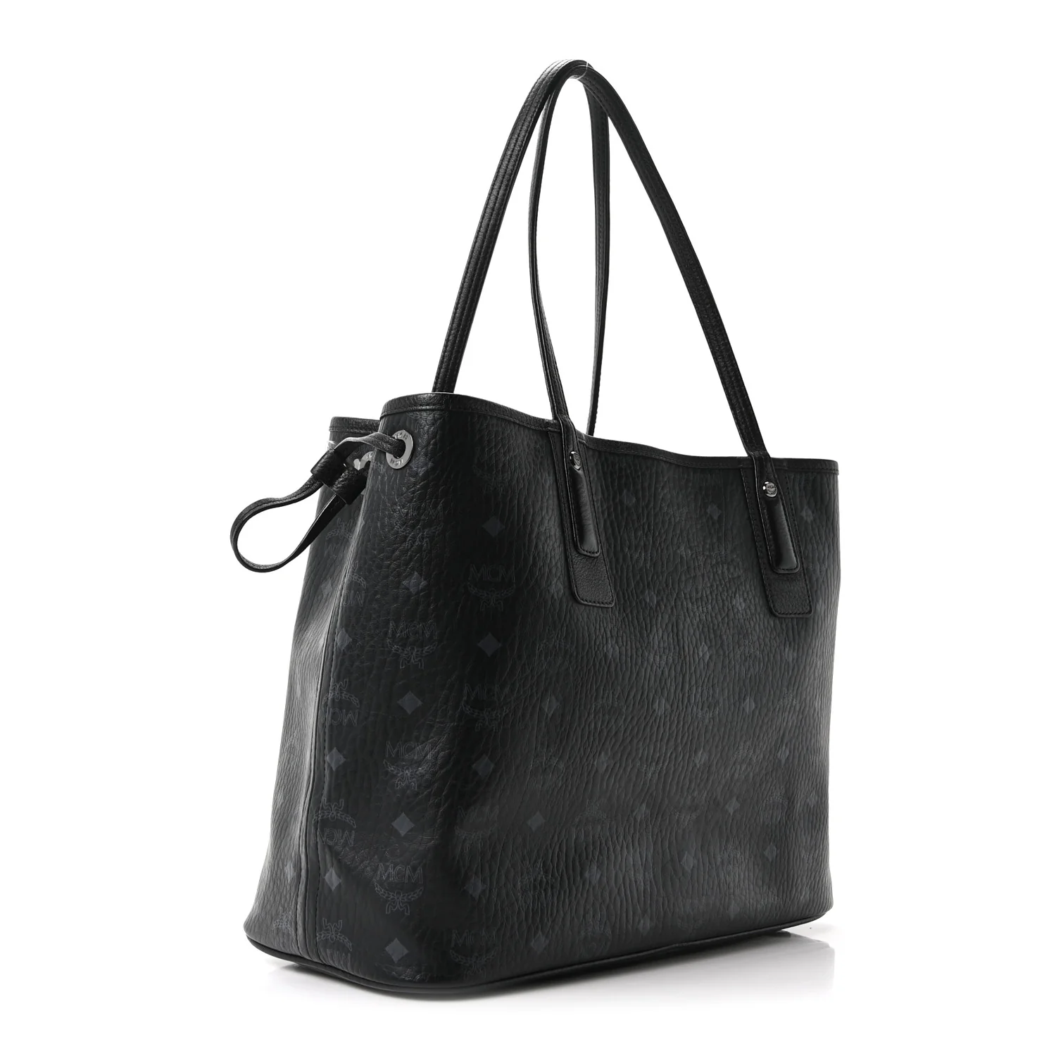 Visetos Medium Liz Reversible Shopper Tote Black - Image 3