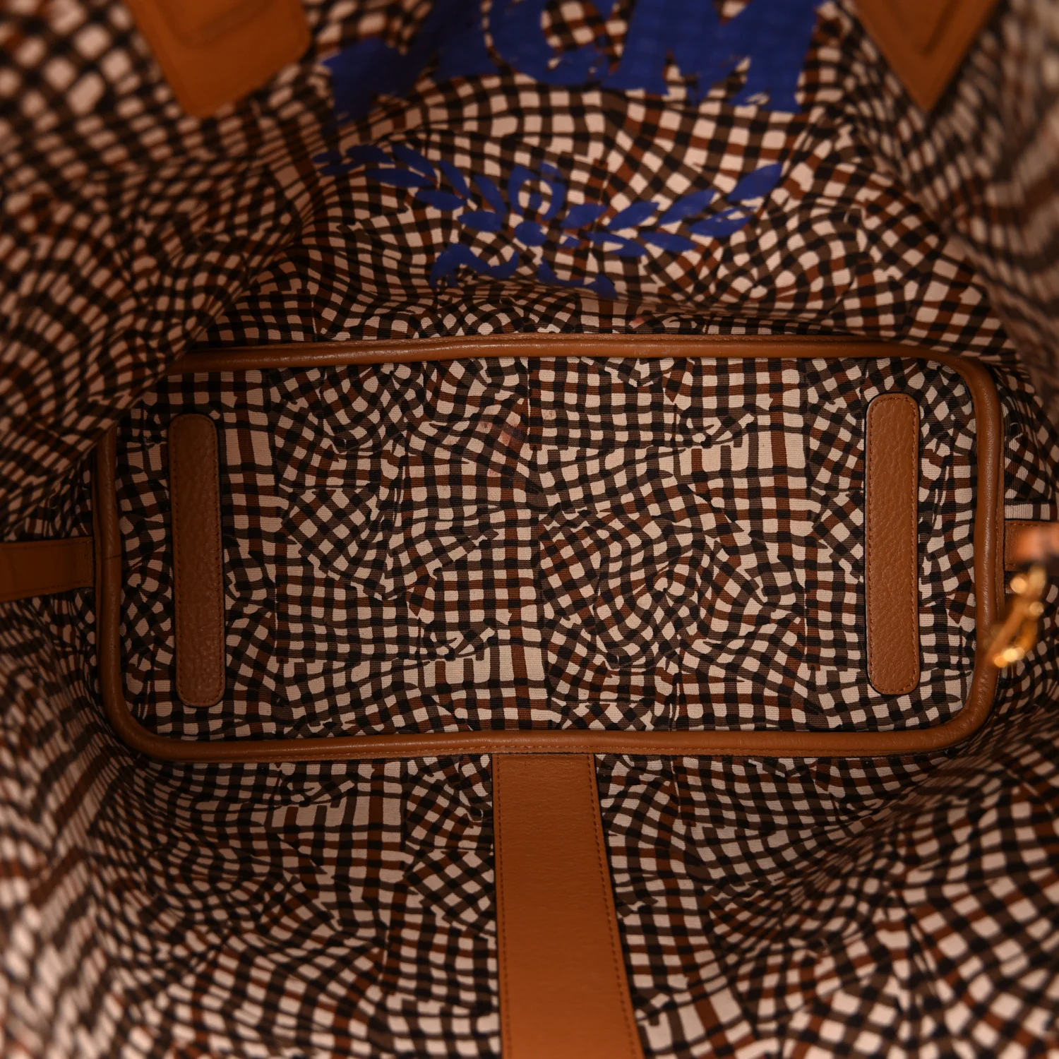 Visetos Medium Liz Reversible Shopper Tote Cognac - Image 9