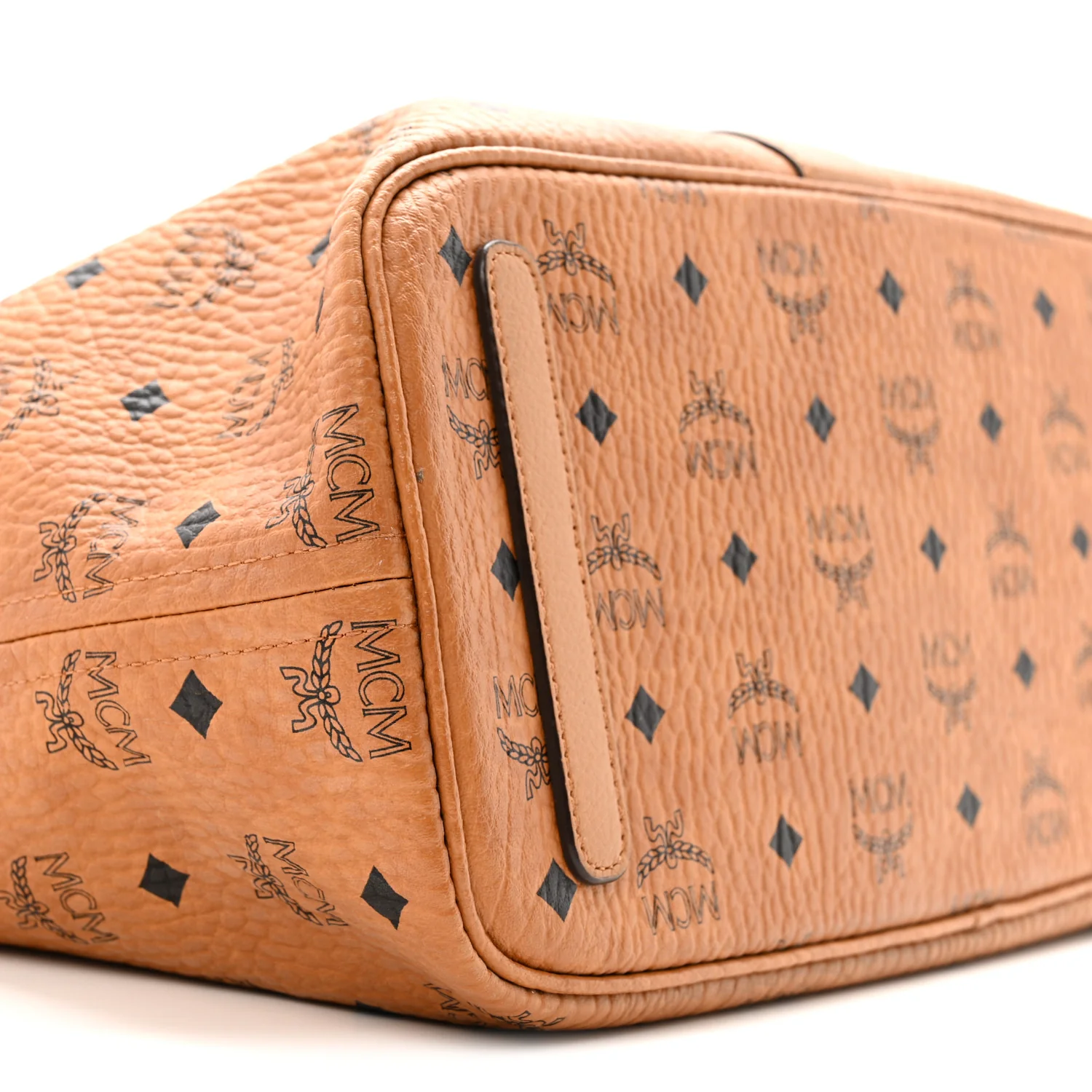 Visetos Medium Liz Reversible Shopper Tote Cognac - Image 13