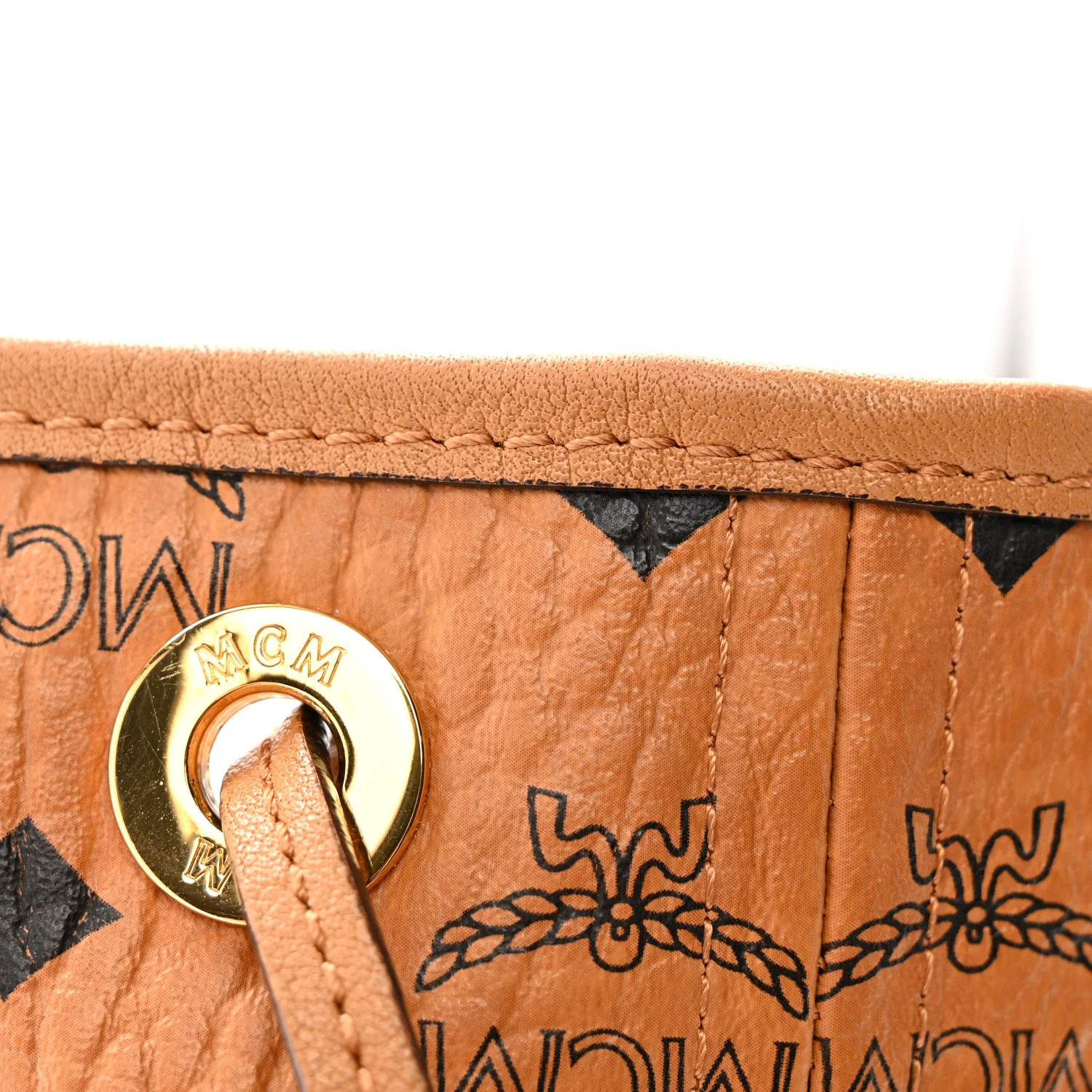 Visetos Medium Liz Reversible Shopper Tote Cognac - Image 20