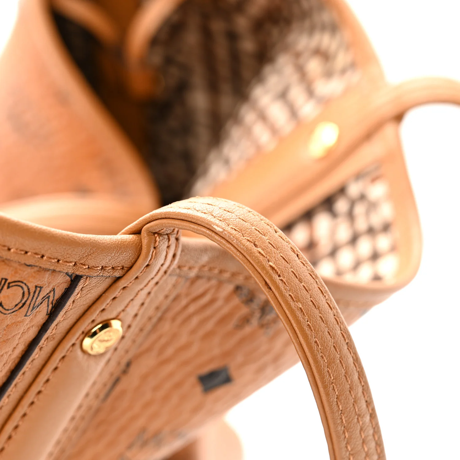 Visetos Medium Liz Reversible Shopper Tote Cognac - Image 21