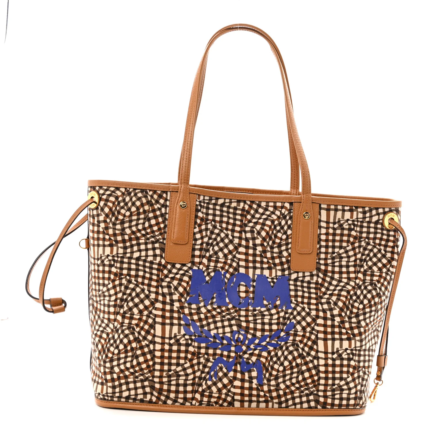 Visetos Medium Liz Reversible Shopper Tote Cognac - Image 3