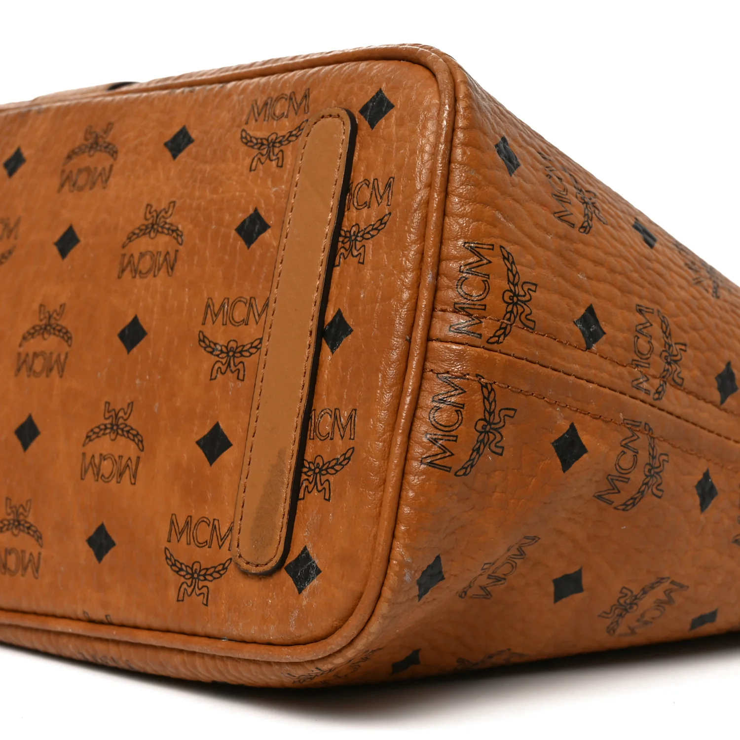 Visetos Medium Liz Reversible Shopper Tote Cognac - Image 10