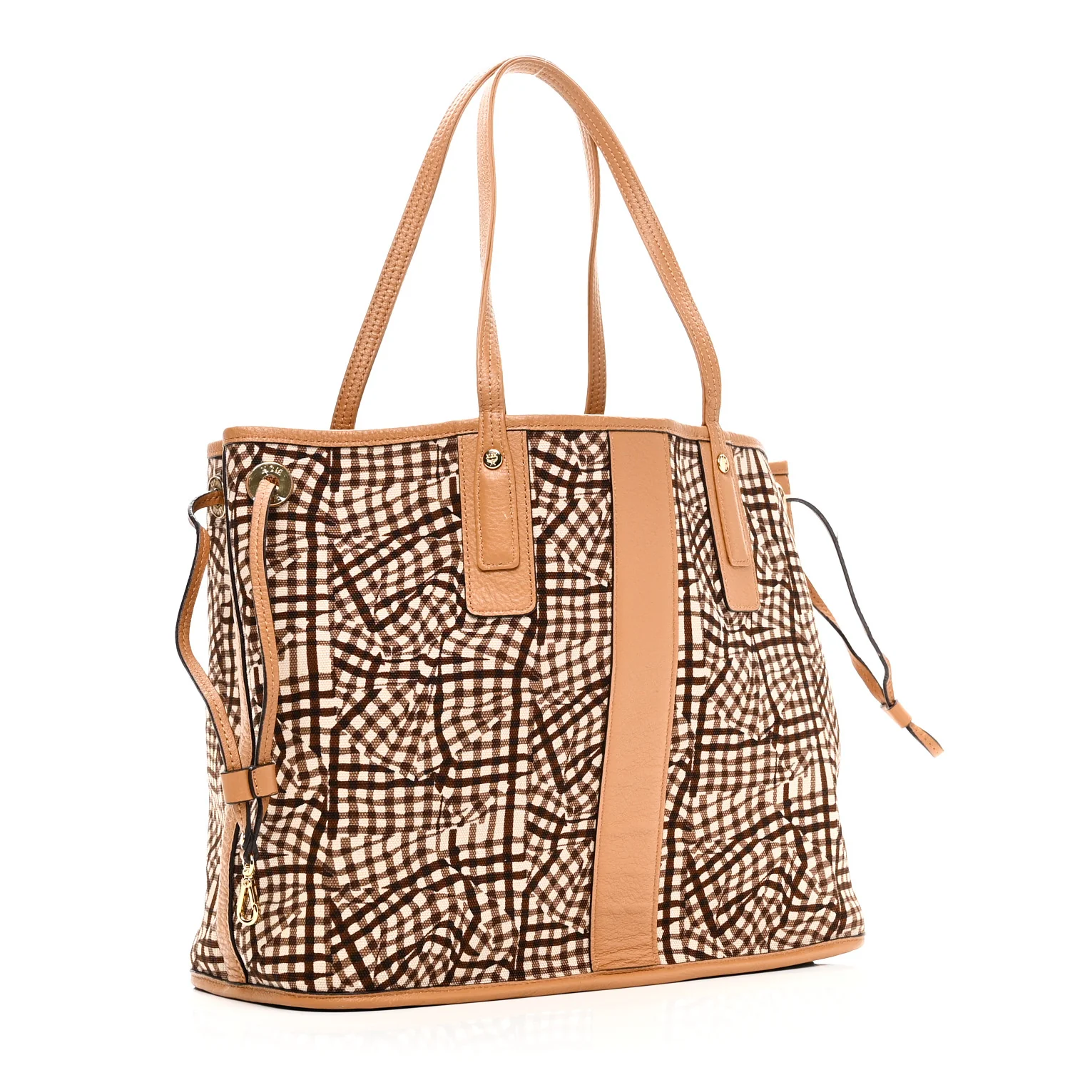 Visetos Medium Liz Reversible Shopper Tote Cognac - Image 5