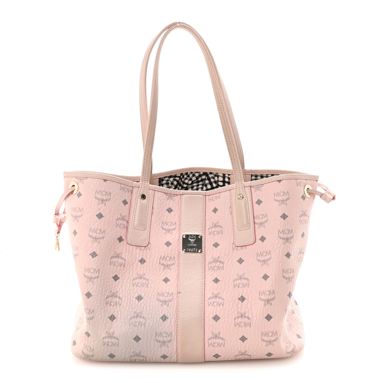 Visetos Medium Liz Reversible Shopper Tote Powder Pink