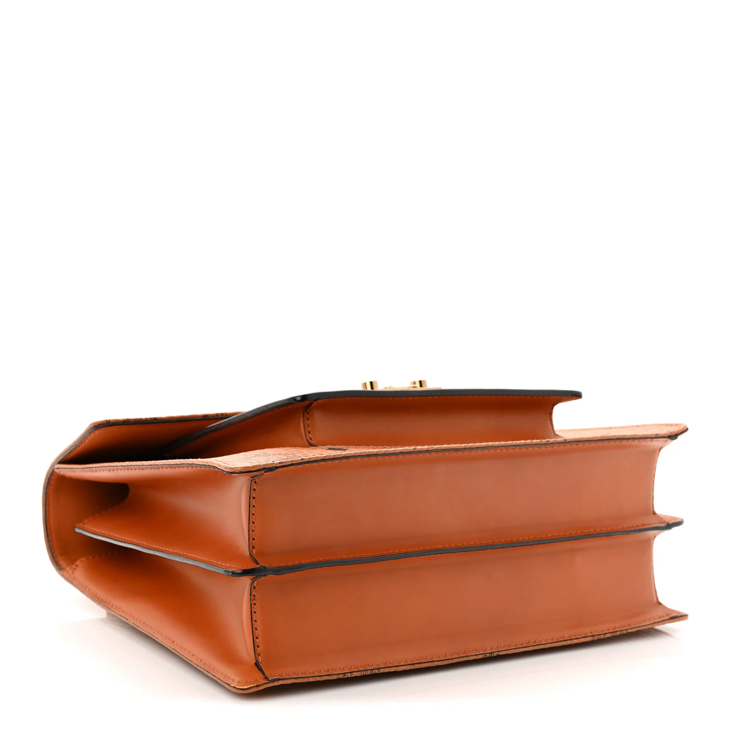 Visetos Medium Patricia Pocket Satchel Cognac - Image 4