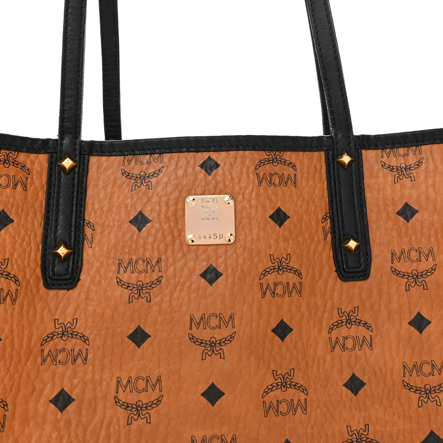 Visetos Medium Project Reversible Shopper Tote Cognac - Image 8