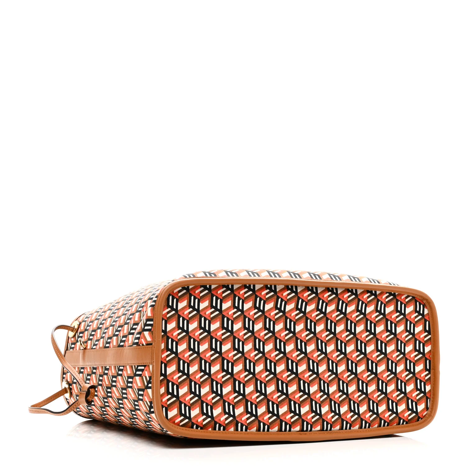 Visetos Medium Reversible Shopper Tote Cognac - Image 8
