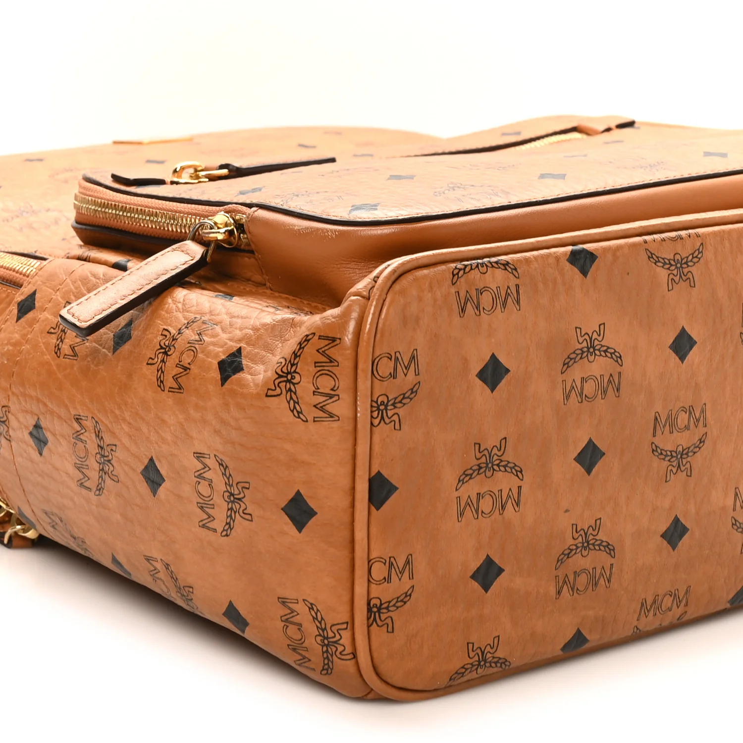 Visetos Medium Stark Backpack Cognac - Image 7
