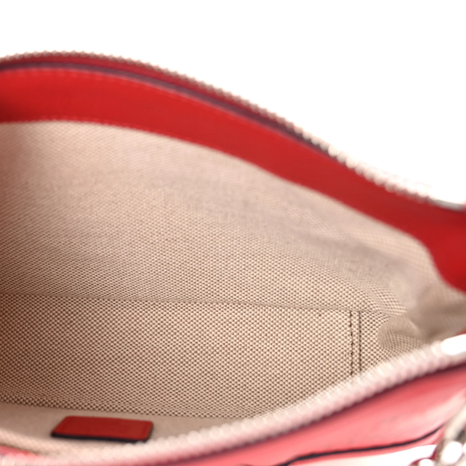Visetos Nappa Mini Delmy Chain Shoulder Bag Ruby Red - Image 5
