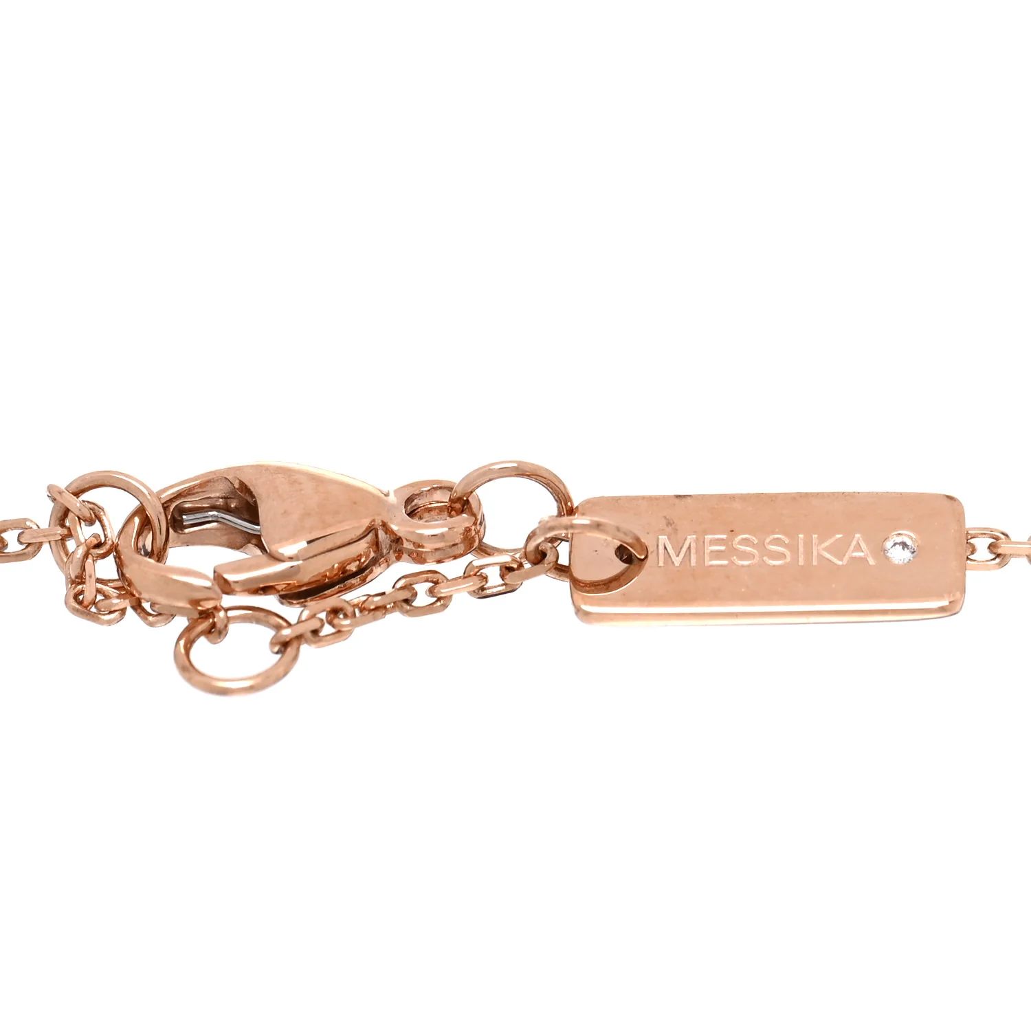 18K Rose Gold Diamond Baby Move Bracelet - Image 3