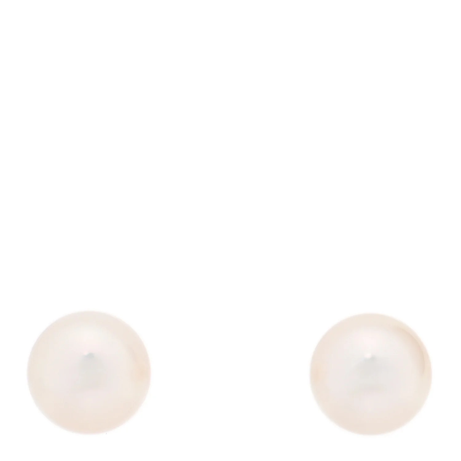 18K Yellow Gold Akoya Cultured Pearl 8.5mm Stud Earrings