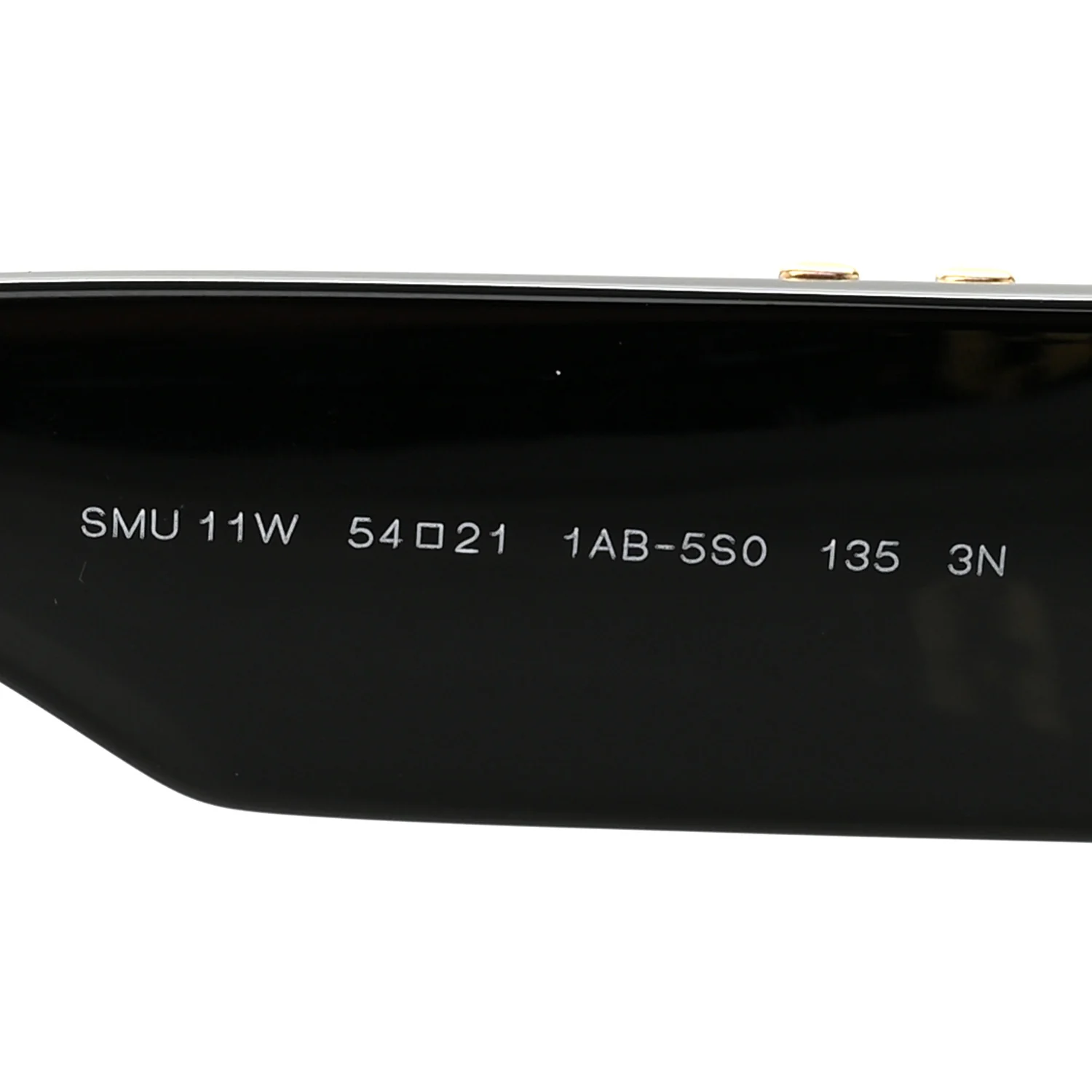 Acetate Oval Glimpse Sunglasses SMU11W Black - Image 5