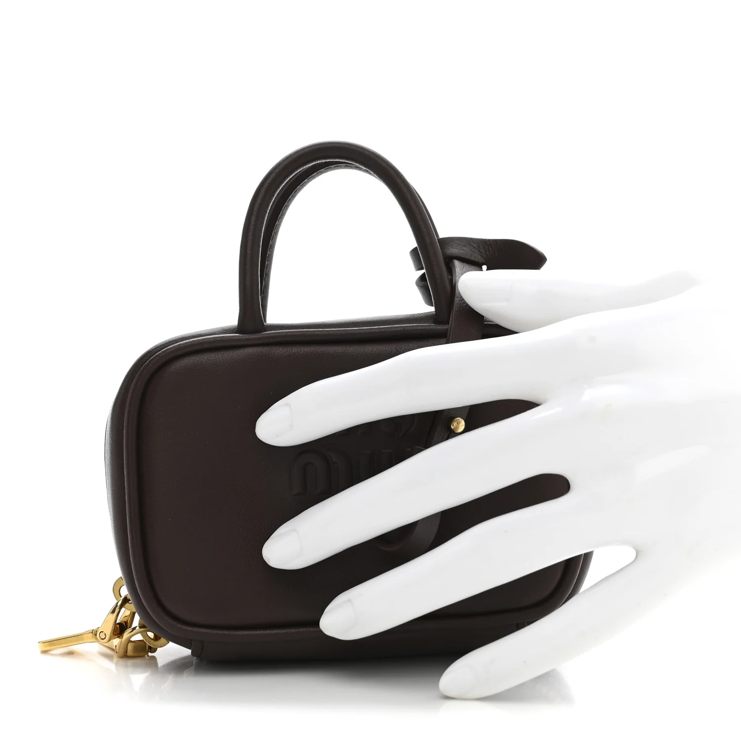 Calfskin Beau Micro Bag Briarwood - Image 2
