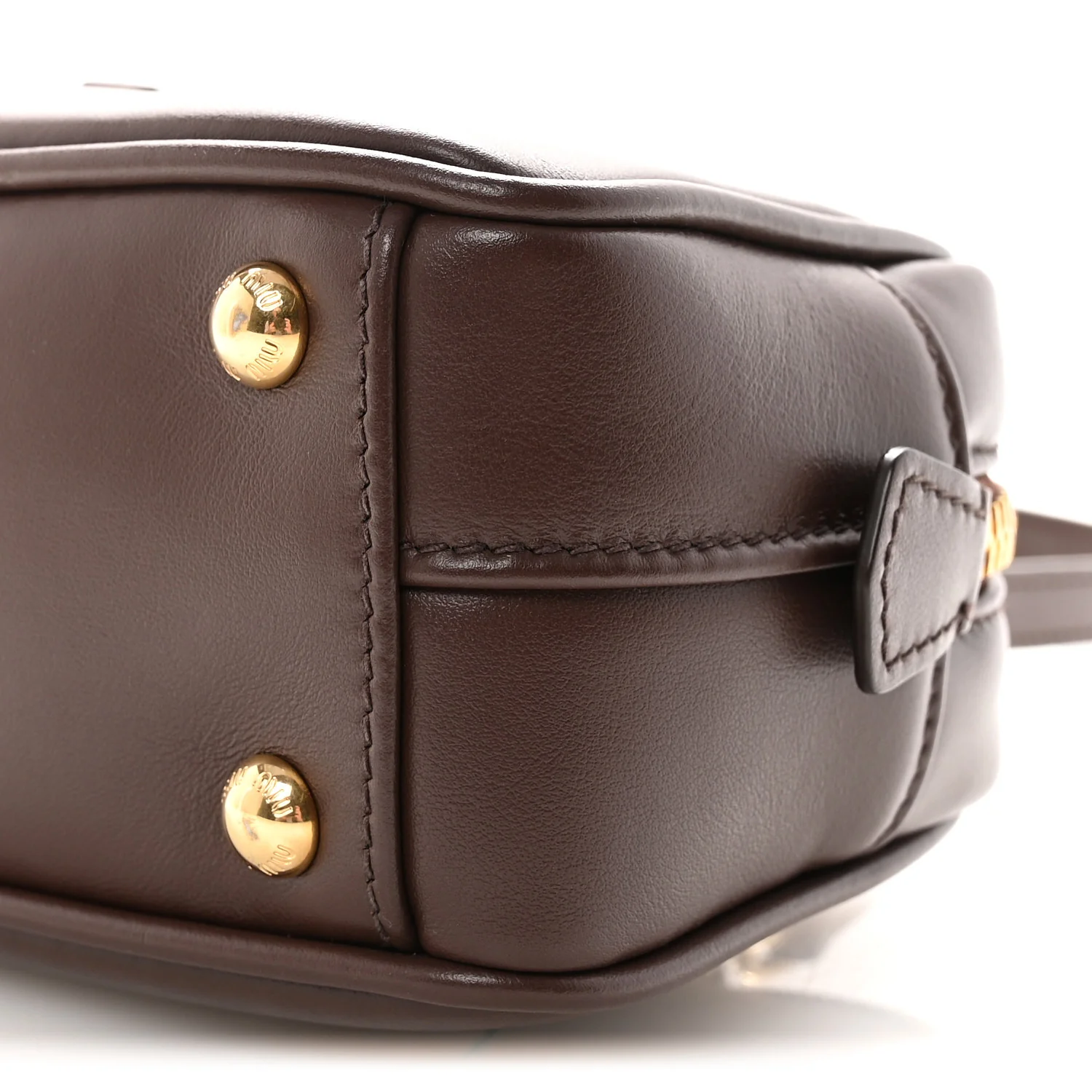 Calfskin Mini Arcadie Top Handle Bag Briarwood - Image 9